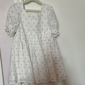 Janie and Jack White Floral Kids Dress